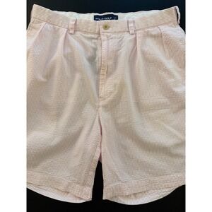 Ralph Lauren 8" Polo Golf Shorts Mens 34 Classic Pink Seersucker Country‎ Club